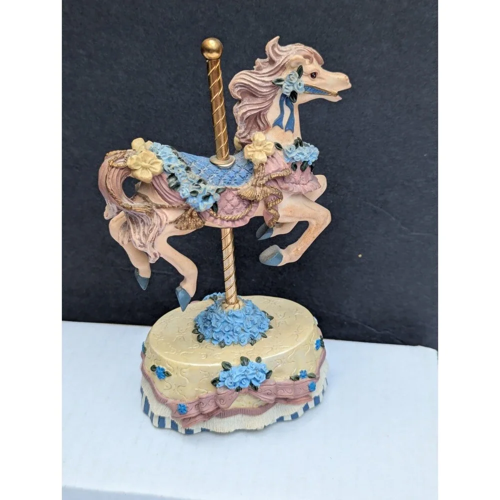 Heritage House Melodies County Fair Collection Carousel Horse 